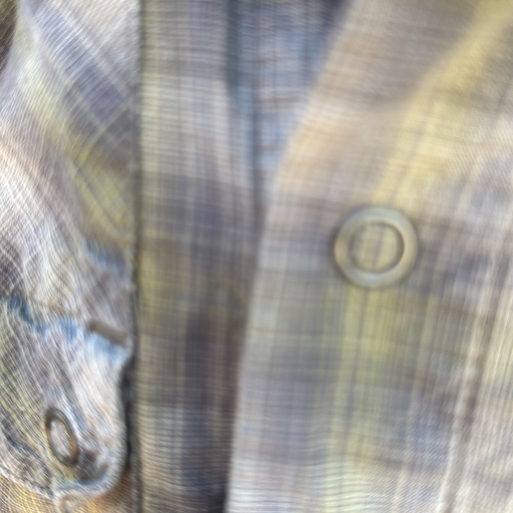 Great cut Nou brand snap button SS plaid shirt - Picture 6 of 6